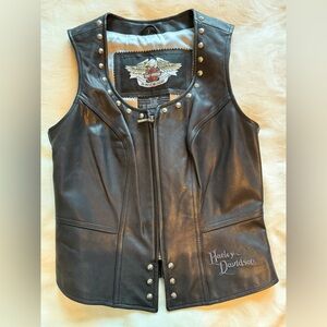 Harley-Davidson Black Studded Leather Jacket